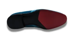 (10½) Aqua Solid Velvet Loafer