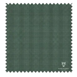 Alexander Collection - Regular Fit Forest Green Glen Plaid Double Breasted 2-Piece Suit
