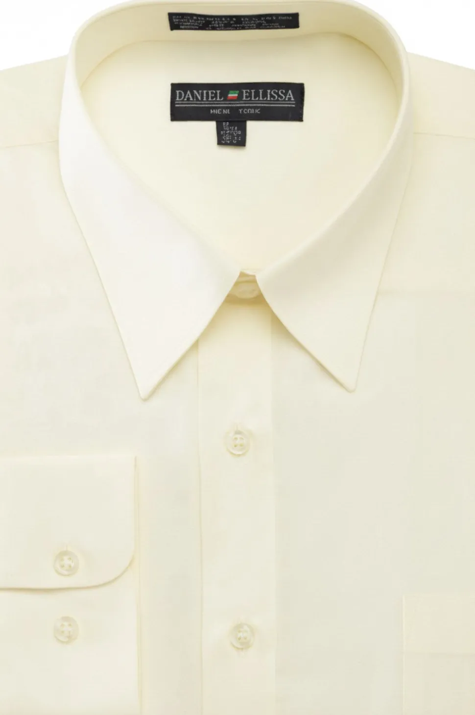 Basic Dress Shirt Convertible Cuff Regular Fit in Ivory