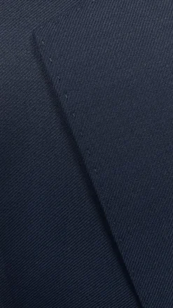 Bevagna Collection - Blue 100% Virgin Wool Regular Fit Pick Stitched 2 Piece Suit