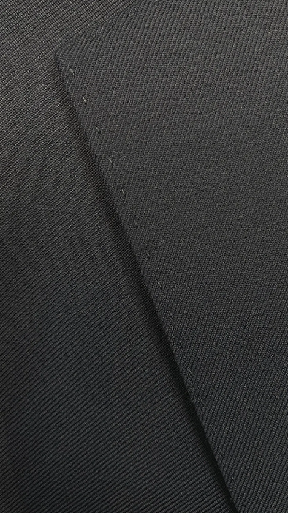 Bevagna Collection - Black 100% Virgin Wool Regular Fit Pick Stitched 2 Piece Suit