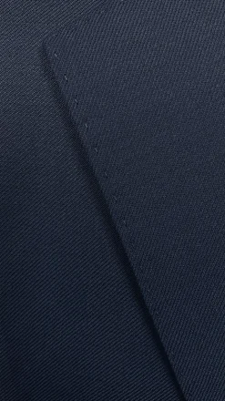 Bevagna Collection - Blue 100% Virgin Wool Regular Fit Pick Stitched 2 Piece Suit