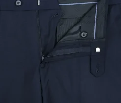 Bevagna Collection - Blue 100% Virgin Wool Regular Fit Pick Stitched 2 Piece Suit
