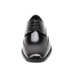 Black Embossed Bike Toe Dress Shoes