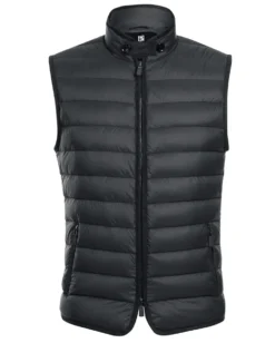 Black Regular Classic Fit Goose Down Vest