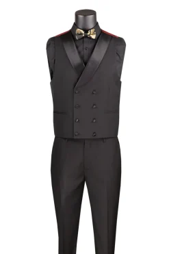 Black Gold Modern Fit 3 Piece Suit