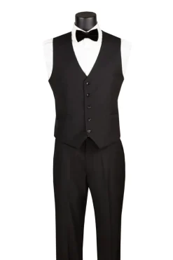 Black Houndstooth 3 Piece Modern Fit Tuxedo