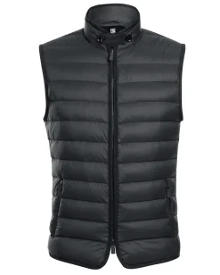 Black Regular Classic Fit Goose Down Vest