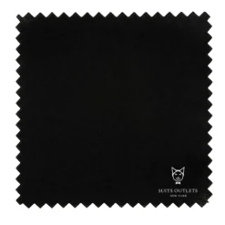 Black Slim Fit Double Breasted Velvet Jacket