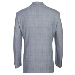 Blue Regular Fit 2-Button Wool Blend Suit