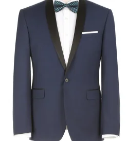 Blue 2 Piece Tuxedo Shawl Lapel Slim Fit