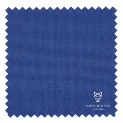 Blue Slim Fit 2 Piece Tuxedo With Satin Peak Lapel