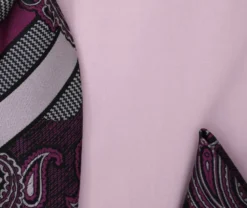 Blush French Cuff Dress Shirt Set with Tie and Handkerchief
