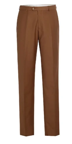 Brown 2-Piece Single Breasted Notch Lapel Slim Fit Dress Suit