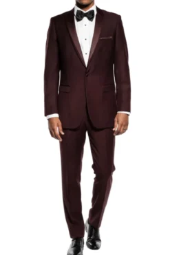 Brown Slim Fit 2 Piece Tuxedo