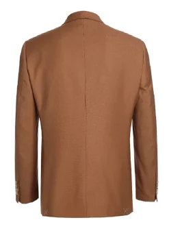 Brown 2-Piece Single Breasted Notch Lapel Slim Fit Dress Suit