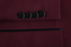 Burgundy 2 Piece Tuxedo Shawl Lapel Slim Fit
