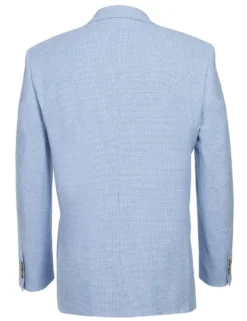 Classic Regular Fit Blazer Summer Light Blue Linen/Cotton Sport Coat