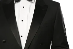 Classic Full Dress Tuxedo Tails 2 Piece Regular Fit In Black