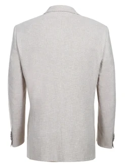 Classic Regular Fit Blazer Summer TanLinen/Cotton Sport Coat