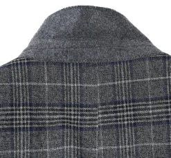 Classic Regular Fit Blazer Windowpane Pattern in Gray