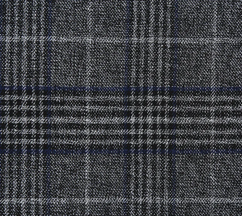 Classic Regular Fit Blazer Windowpane Pattern in Gray