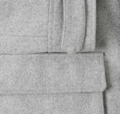 English Laundry Gray Slim Fit Wool Blend Short Coat