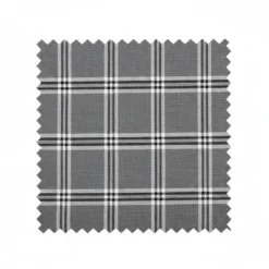 English Laundry Slim Fit Dimgray with White Check Suit