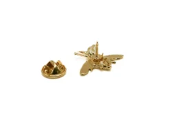 Gold Bumble Bee Lapel Pin