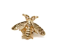 Gold Bumble Bee Lapel Pin