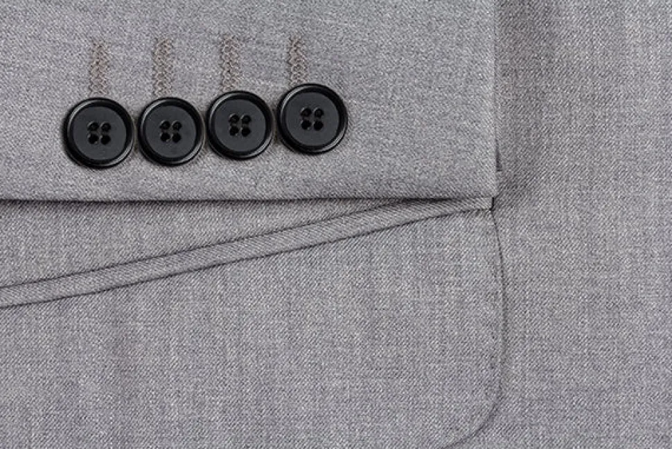 Gray 2 Piece Tuxedo Shawl Lapel Slim Fit