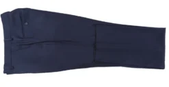 Half Canvas Stretch Wool Dress Suit Modern Fit 2 Piece in Navy