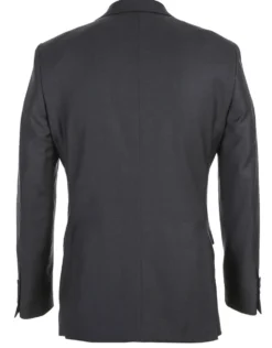 Half Canvas Wool Dress Suit Modern Fit 2 Piece in Charcoal