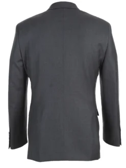 Half Canvas Wool Dress Suit Modern Fit 2 Piece in Gray