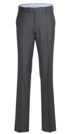 Half Canvas Wool Dress Suit Modern Fit 2 Piece in Gray
