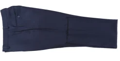 Half Canvas Stretch Wool Dress Suit Regular Fit 2 Piece in Navy