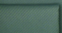 Hunter Green Pin Striped Dress Shirt Set with Tie and Handkerchief
