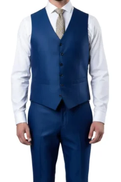 (40L) 3 Piece Modern Fit Suit - Blue
