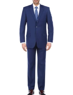 (38L) Regular Fit 2 Piece Blue Suit