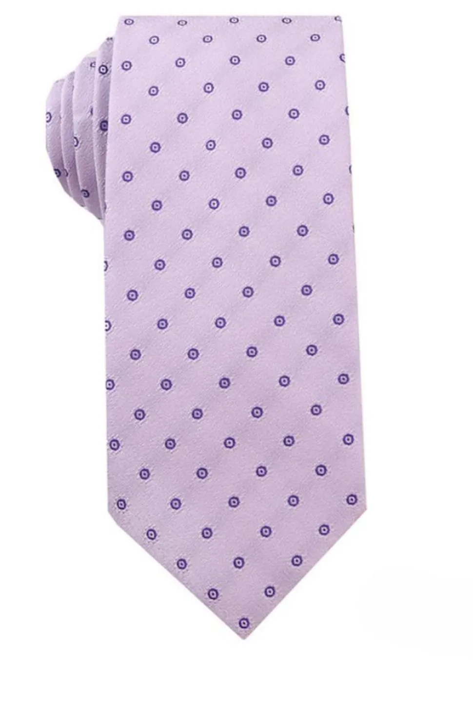Lavender Polka Dot Tie