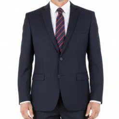 Lexington Collection - Navy Regular Fit 2 Piece Notch Lapel Suit