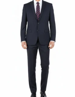 Lexington Collection - Navy Regular Fit 2 Piece Notch Lapel Suit