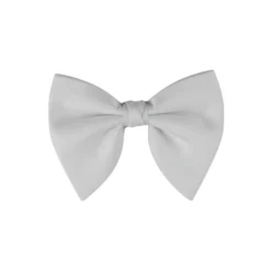 Light Gray Butterfly Bow Tie