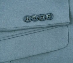 Light Blue 2 Piece Suit Notch Lapel Slim Fit