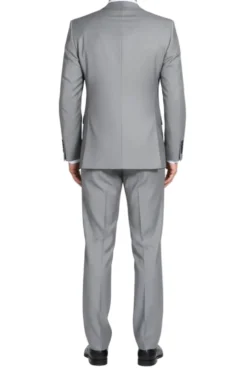 (Limited Sizes) 100% Virgin Wool Regular Fit Light Gray Suit