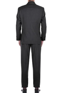 (Limited Sizes) Regular Fit Charcoal Gray 2 Piece Suit