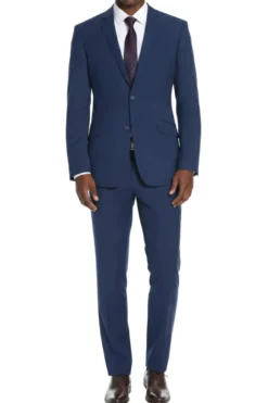 (Limited Sizes) Slim Fit 2 Piece Stretch Suit in Blue