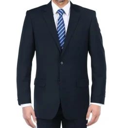 (Limited Sizes) 2 Piece Suit 2 Buttons Regular Fit In Dark Navy