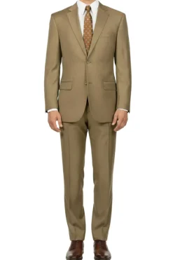 (Limited Sizes) Regular Fit 2 Piece Taupe Suit