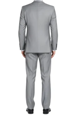 (Limited Sizes) 100% Virgin Wool Regular Fit Light Gray Suit